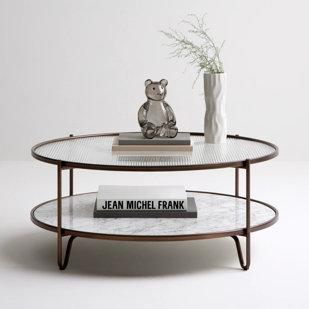 Moderner Couchtisch, mit klarer Formgebung, Farbe: grau