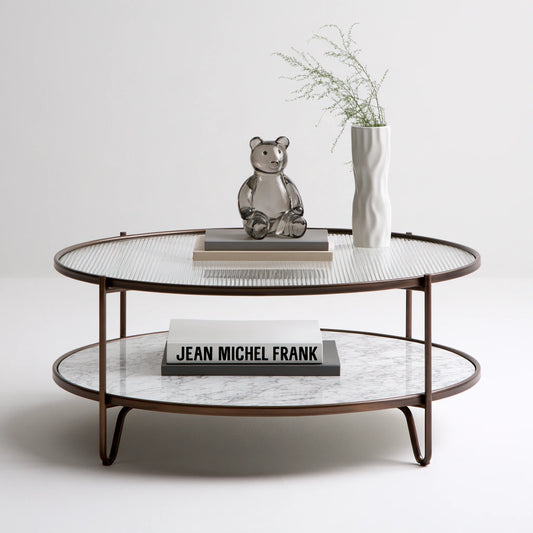 Moderner Couchtisch, mit klarer Formgebung, Farbe: grau